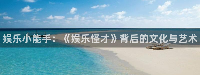 mg不朽情缘凯捷平台：娱乐小能手：《娱乐怪才》背后的文化与艺术