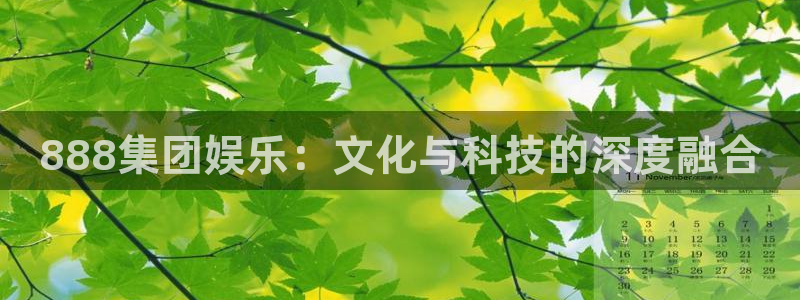 mg不朽情缘集团：888集团娱乐：文化与科技的深度融合